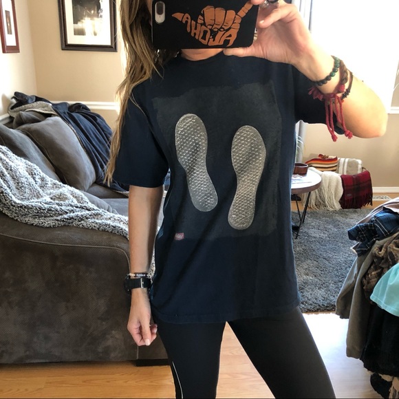 navy blue vans she graphic short sleeve tee M - Picture 5 of 6